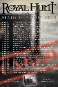 Royal Hunt Tour 2016 Dates