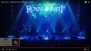 Royal Hunt Wasted Time from 2016 NEW DVD BluRay