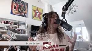 Mats Lever recording vocals on "Dystopia - Part 2""