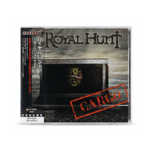 Royal Hunt Cargo Japanese Edition CD front cover with cargo case artwork and Japanese obi strip