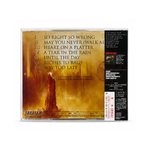 Royal Hunt Devil’s Dozen Japanese Edition CD back cover with track listing and obi strip
